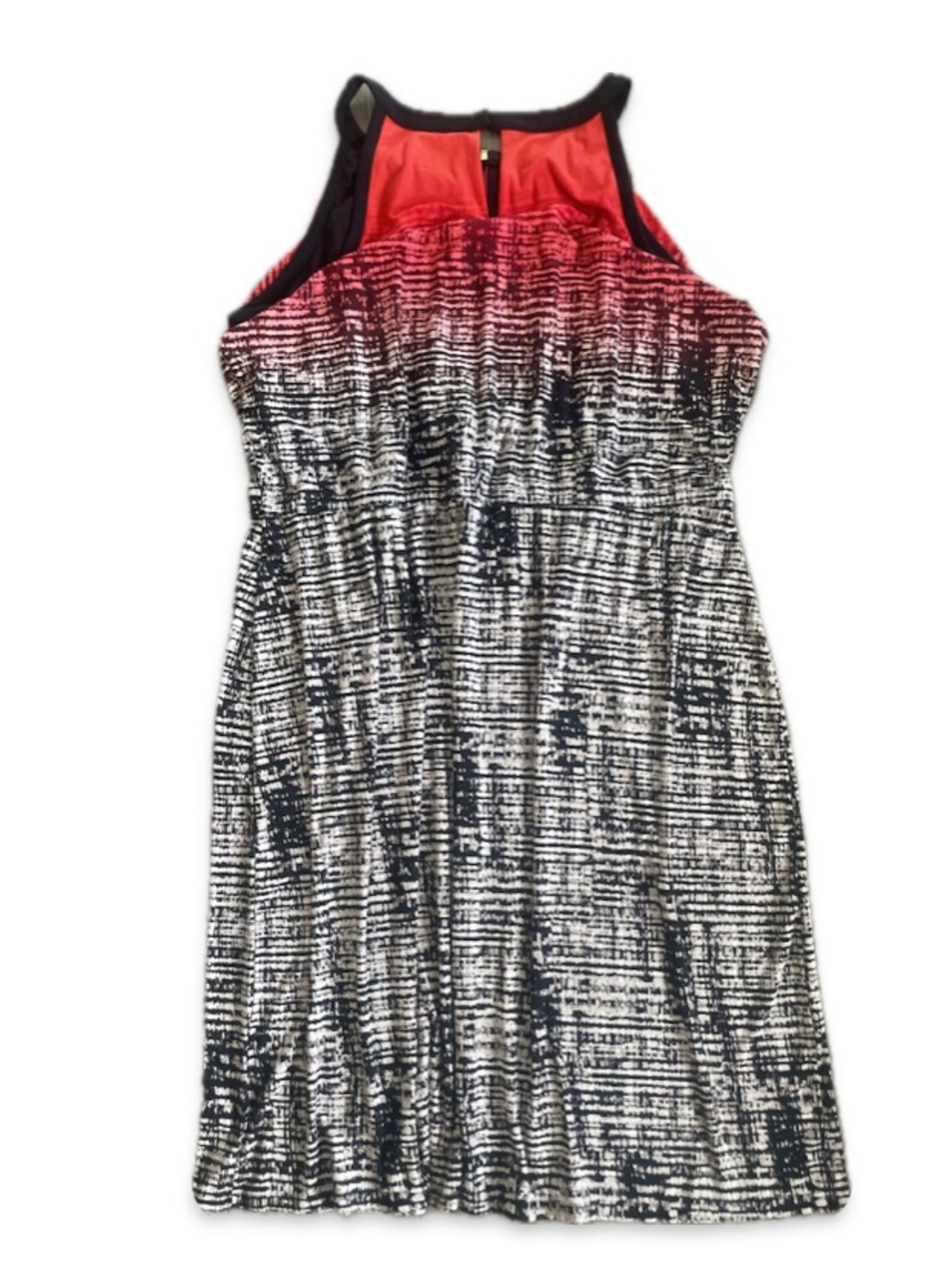 Calvin Klein Red to Black Ombre Halter Dress 🔥 Size 1X - Like New - Picture 6 of 9